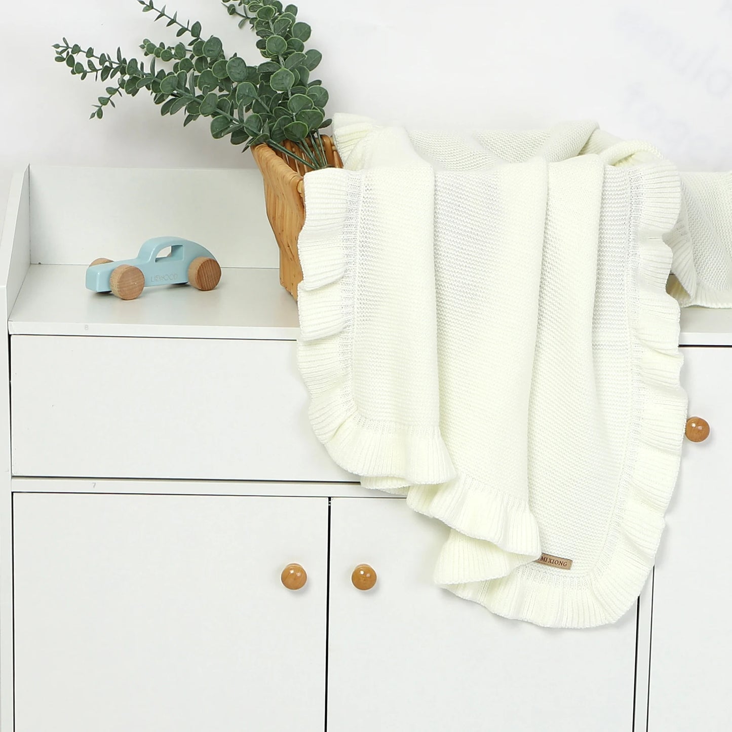 Newborn Knit Blanket Organic Milk Frill Blankets Crochet Wool Blanket Baby Bath Towel Cobertor Bebe Muslin Swaddle